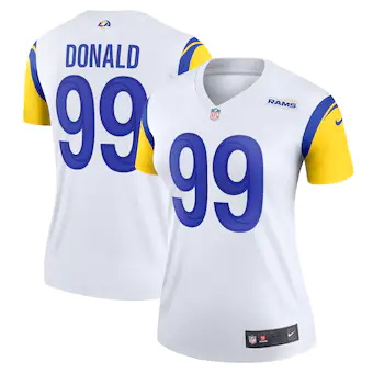 womens nike aaron donald white los angeles rams legend jers